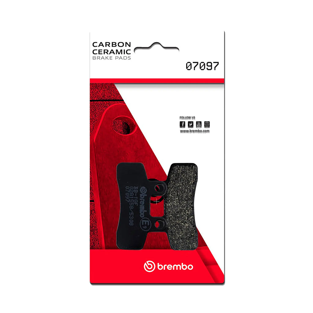BREMBO 07097 CC Carbon Ceramic brake pad official image 1