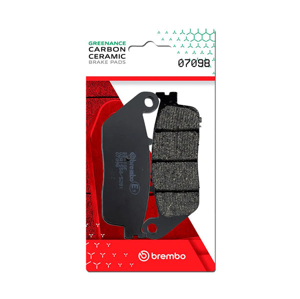 BREMBO 07098 CC Carbon Ceramic brake pad official image 1
