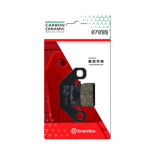 BREMBO 07099 CC Carbon Ceramic brake pad official image 1