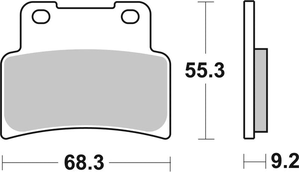 BREMBO 07100 CC Carbon Ceramic brake pad official image 3