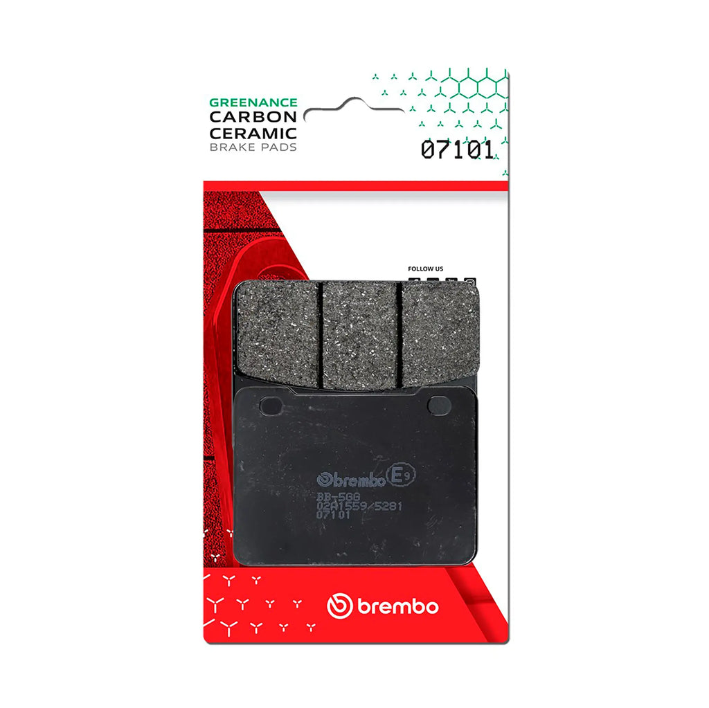 BREMBO 07101 CC Carbon Ceramic brake pad official image 1
