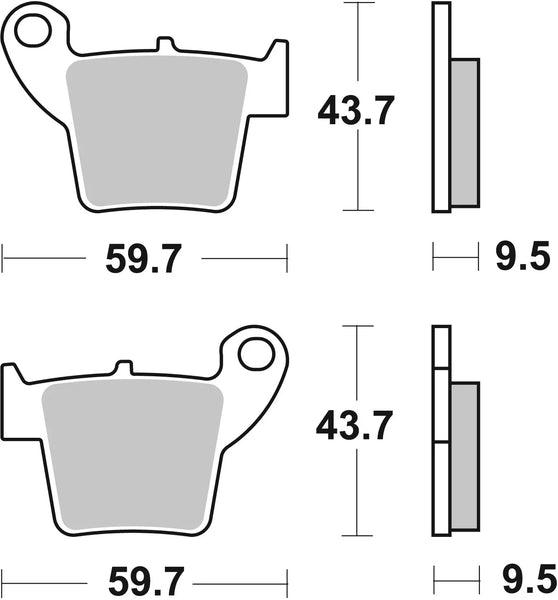 BREMBO 07106 CC Carbon Ceramic brake pad official image 3