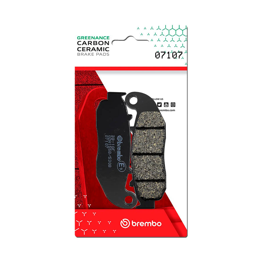 BREMBO 07107 CC Carbon Ceramic brake pad official image 1