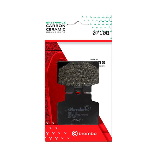 BREMBO 07108 CC Carbon Ceramic brake pad official image 1