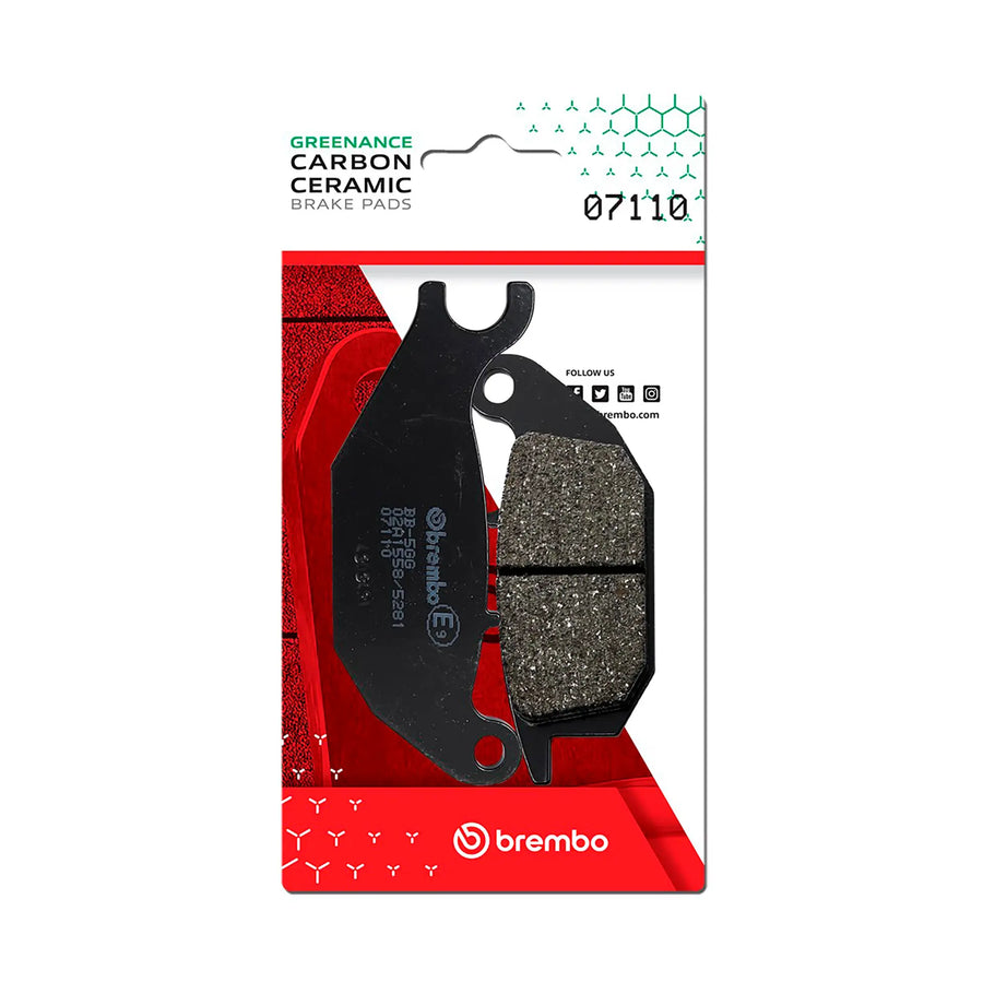 BREMBO 07110 CC Carbon Ceramic brake pad official image 1