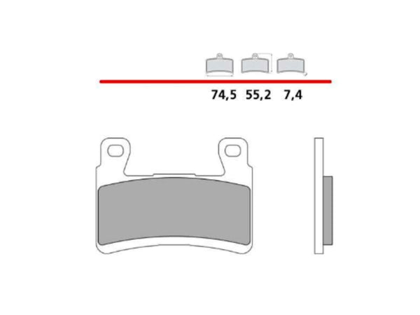 BREMBO 107A48617 reference image; supplied item follows listed SKU and specifications