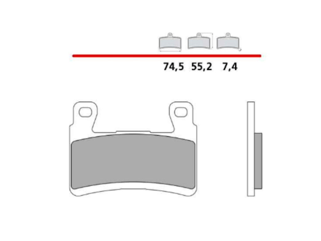 BREMBO 107A48627 reference image; supplied item follows listed SKU and specifications