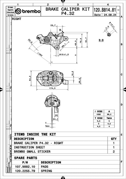 BREMBO 120B81481 official product image 4