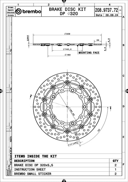 BREMBO 208973772 official product image 4