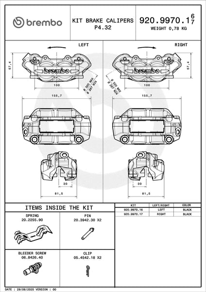 BREMBO 920997016 official product image 3