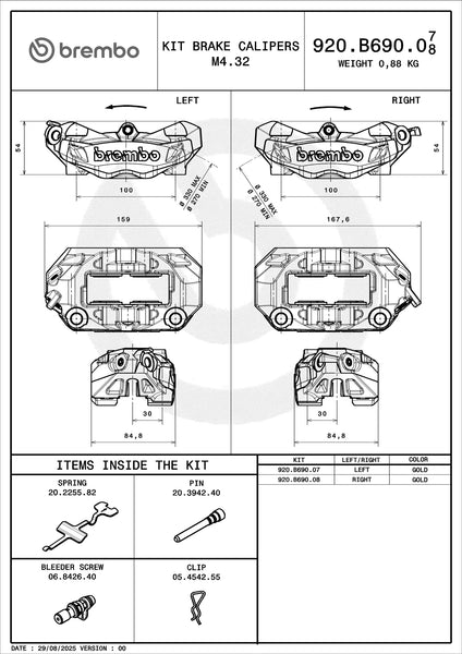 BREMBO 920B69007 official product image 3