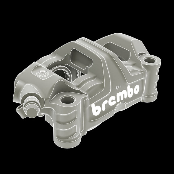 Brembo GP4-RR billet monoblock caliper detail
