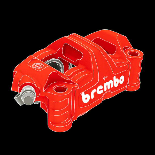 Brembo GP4-RR titanium piston detail