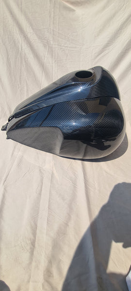 BST Harley-Davidson carbon fiber fuel tank and tank cover official image