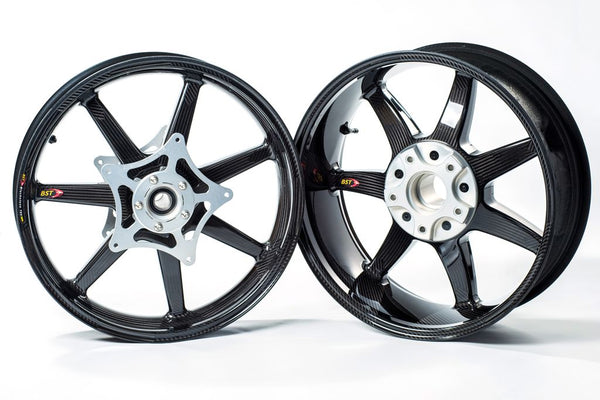 BST Panther TEK official wheel set with silver hubs