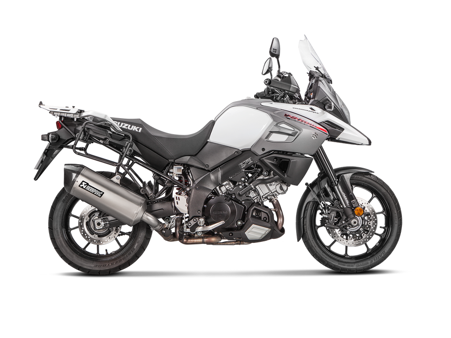 AKRAPOVIC Suzuki V-STROM 1000 / V-STROM 1050 2014-2019, 2020-2024 Slip-On Line (Titanium) S-S10SO18-HAFT
