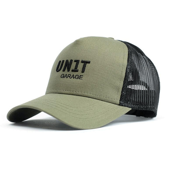 Unit Garage U050 Green Unit garage trucker cap