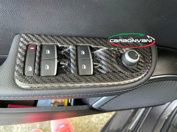 Carbonvani Alfa Romeo Giulia Quadrifoglio Door Button Cover Kit