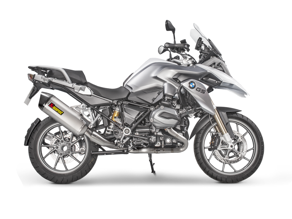 AKRAPOVIC BMW R 1200 GS / R 1200 GS ADVENTURE 2013-2018, 2014-2018 Slip-On Line (Titanium) S-B12SO16-HAABL