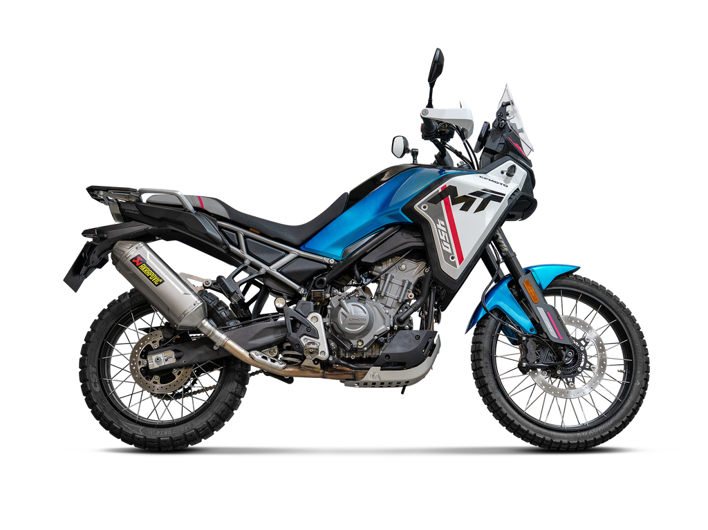 AKRAPOVIC CFMOTO 450MT 2024-2026 Slip-On Line (Titanium) S-CF4SO2-HFTT