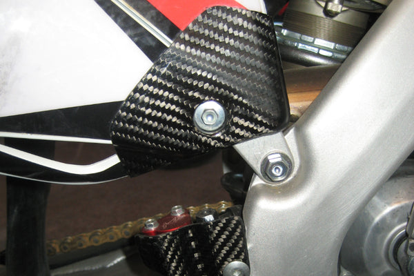 CMT Compositi Carbon Rear Side Panel Guards | Honda CRF 450 R / Honda CRF 250 R | 000133