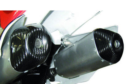CMT Compositi Carbon Exhaust End Cap Guard | Honda CRF 450 R / Honda CRF 250 R | 000134