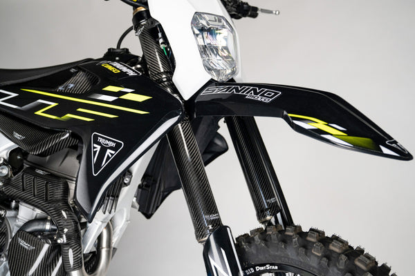 CMT Compositi Carbon Fork Guards | Yamaha / Fantic / Triumph / Honda / Beta / Sherco / TM Racing / Stark Varg | 000139