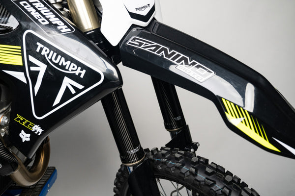 CMT Compositi Carbon Fork Guards | Yamaha / Fantic / Triumph / Honda / Beta / Sherco / TM Racing / Stark Varg | 000139