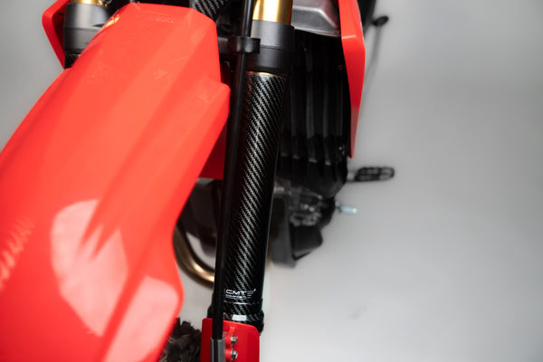 CMT Compositi Carbon Fork Guards | Yamaha / Fantic / Triumph / Honda / Beta / Sherco / TM Racing / Stark Varg | 000139