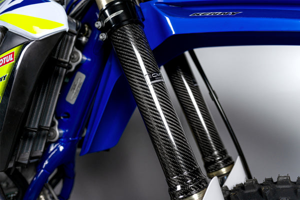 CMT Compositi Carbon Fork Guards | Yamaha / Fantic / Triumph / Honda / Beta / Sherco / TM Racing / Stark Varg | 000139