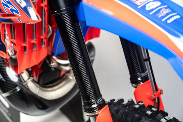 CMT Compositi Carbon Fork Guards | Yamaha / Fantic / Triumph / Honda / Beta / Sherco / TM Racing / Stark Varg | 000139