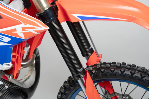 CMT Compositi Carbon Fork Guards | Yamaha / Fantic / Triumph / Honda / Beta / Sherco / TM Racing / Stark Varg | 000139