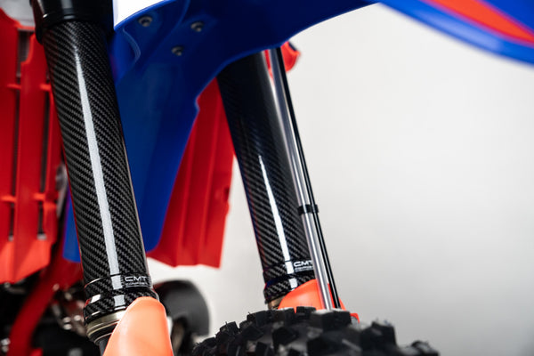CMT Compositi Carbon Fork Guards | Yamaha / Fantic / Triumph / Honda / Beta / Sherco / TM Racing / Stark Varg | 000139