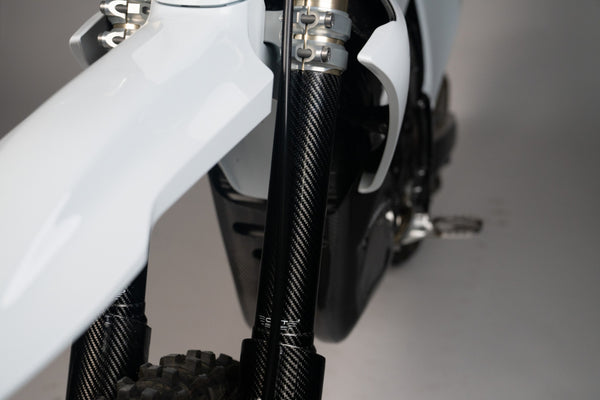 CMT Compositi Carbon Fork Guards | Yamaha / Fantic / Triumph / Honda / Beta / Sherco / TM Racing / Stark Varg | 000139