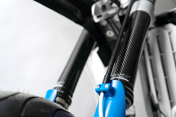 CMT Compositi Carbon Fork Guards | Yamaha / Fantic / Triumph / Honda / Beta / Sherco / TM Racing / Stark Varg | 000139