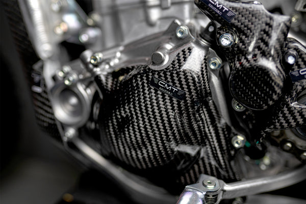 CMT Compositi Carbon Ignition Cover Guard | Honda CRF 450 R / Multi-Model | 000160