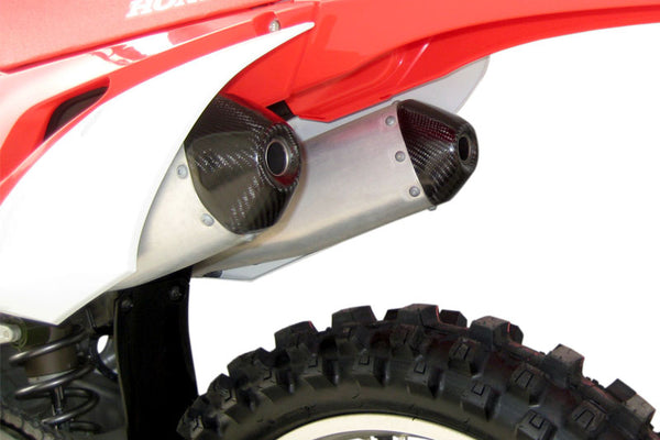 CMT Compositi Carbon Exhaust End Cap Guard | Honda CRF 450 R | 000166
