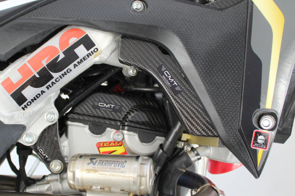 CMT Compositi Carbon Radiator Brace Kit | Honda CRF 450 R / Multi-Model | 000171