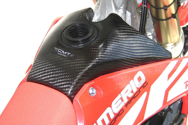 CMT Compositi Carbon Fuel Tank Cover | Honda CRF 450 RX ENDURO / Honda CRF 250 RX ENDURO | 000176