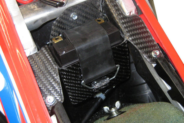 CMT Compositi Carbon Lithium Battery Holders | Honda CRF 450 R / Multi-Model | 000180