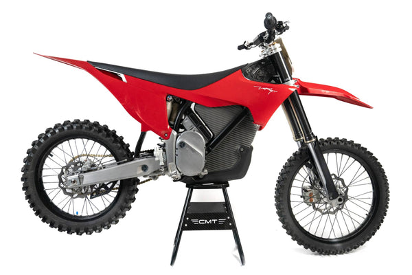 CMT Compositi Carbon Fork Foot Guard | Ducati / Triumph / Honda / Yamaha / Sherco / TM Racing / Fantic / Stark Varg | 000194