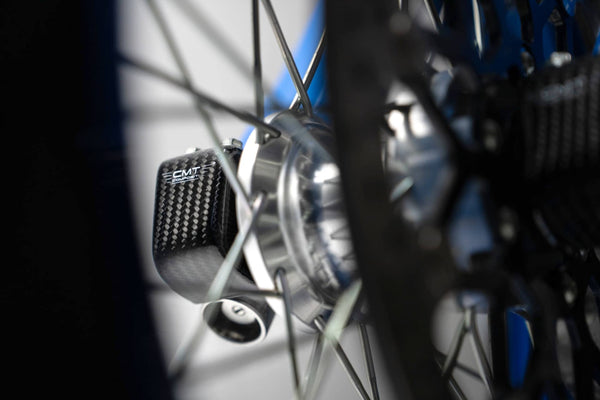 CMT Compositi Carbon Fork Foot Guard | Ducati / Triumph / Honda / Yamaha / Sherco / TM Racing / Fantic / Stark Varg | 000194