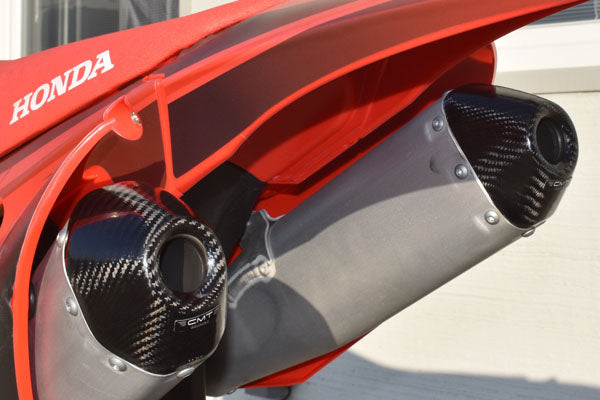 CMT Compositi Carbon Exhaust End Cap Guard | Honda CRF 250 R | 000198