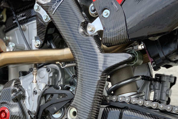 CMT Compositi Carbon Frame Guards | Honda CRF 450 R / Honda CRF 250 R | 000199