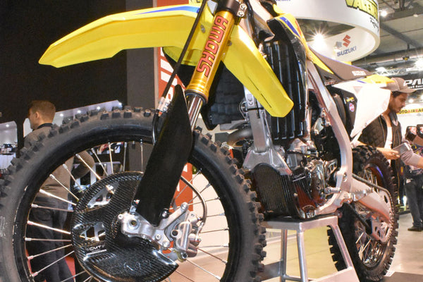 CMT Compositi Carbon Front Brake Disc Guard 270mm | Suzuki RMZ 250 / Suzuki RMZ 450 | 000221