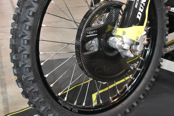 CMT Compositi Carbon Front Brake Disc Guard 270mm | Suzuki RMZ 250 / Suzuki RMZ 450 | 000221