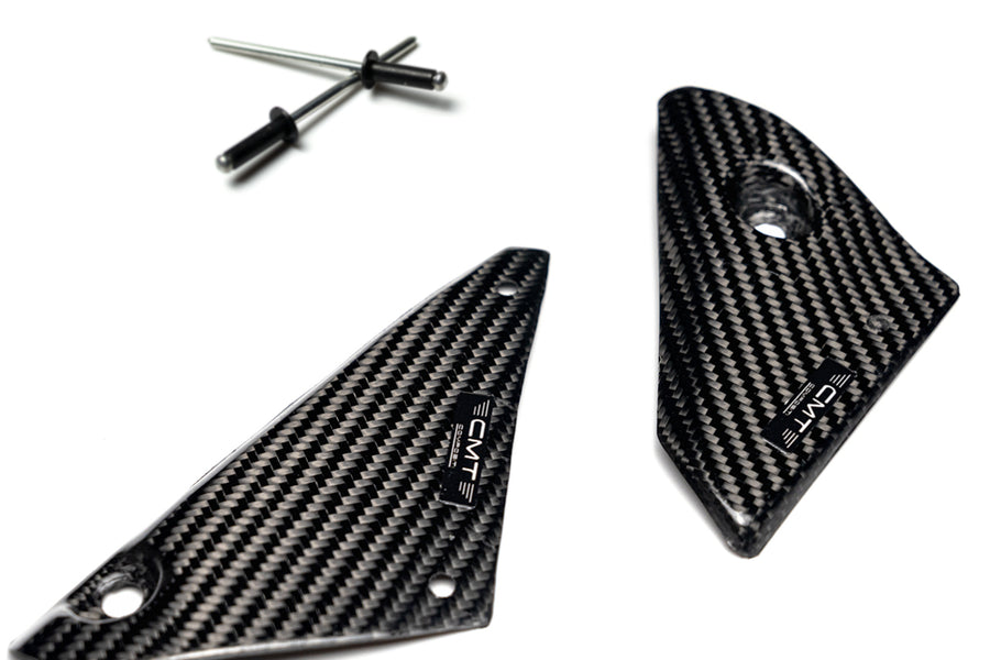 CMT Compositi Carbon Rear Side Panel Guards | Suzuki RMZ 450 / Suzuki RMZ 250 | 000223
