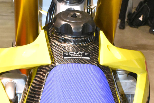 CMT Compositi Carbon Fuel Tank Cover | Suzuki RMZ 450 / Suzuki RMZ 250 | 000224