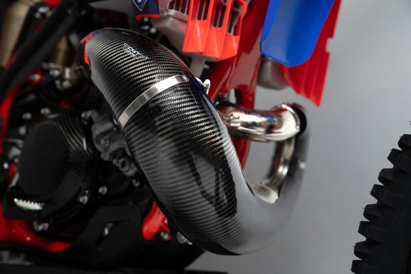 CMT Compositi Carbon Exhaust Heat Guard | KTM / Beta / Husqvarna / Fantic | 000313
