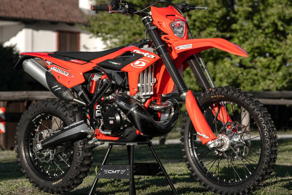 CMT Compositi Carbon Exhaust Heat Guard | KTM / Beta / Husqvarna / Fantic | 000313